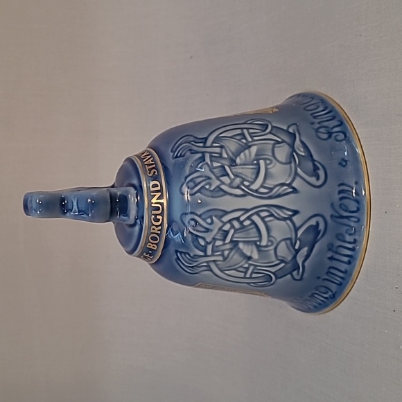 Bing & Grondahl Borgund Stave Church Norway 1979 Porcelain Bell - Picture 4 of 8